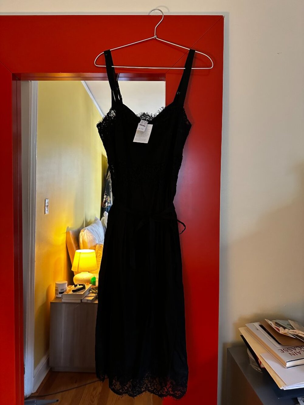 J. Crew Philomena Dress in Cotton Poplin Bloack XS NWT - Picture 2 of 3